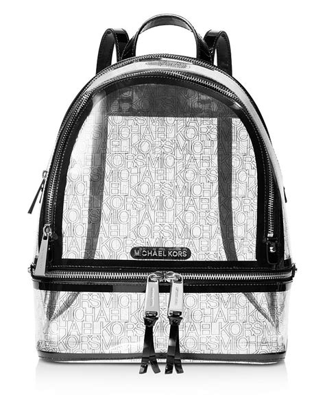 michael kors rhea backpack replica|michael kors clear backpack.